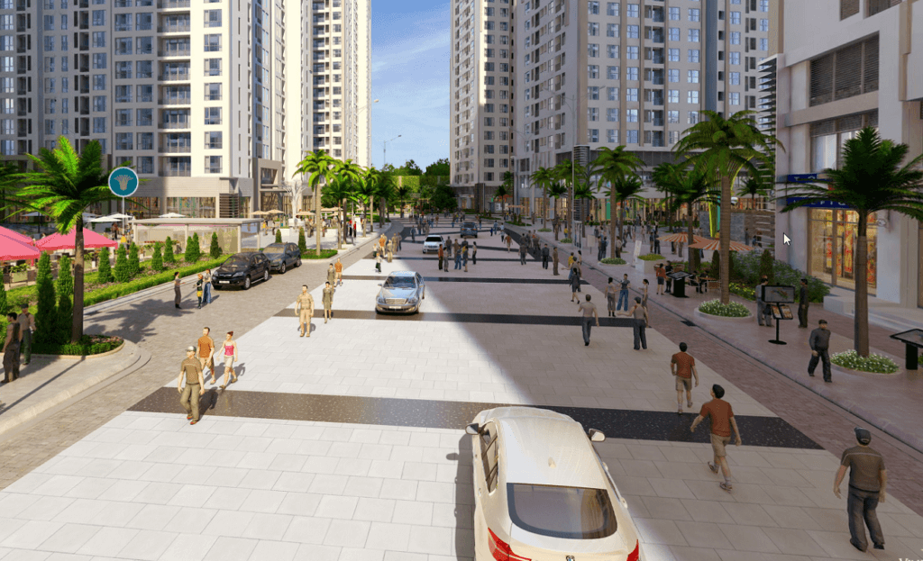 Phố đi bộ Park Hill 3D